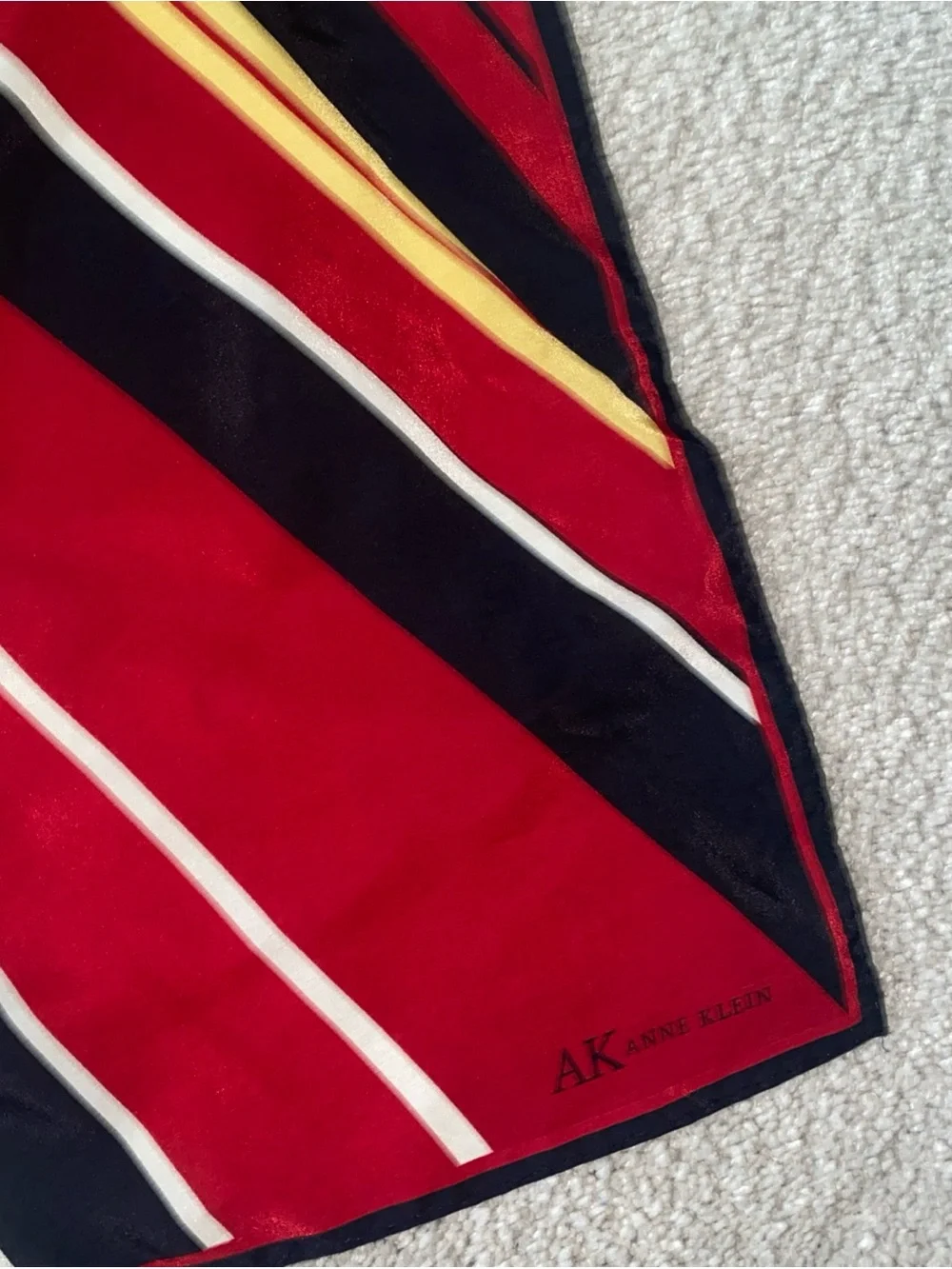 Anne Klein VTG Silk Scarf Multiple Colors